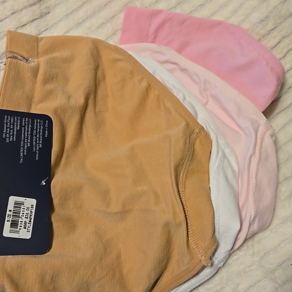 Limited Too Kids Seamless Hipsters - Pink, White, Tan. 4pk - Picture 4 of 4